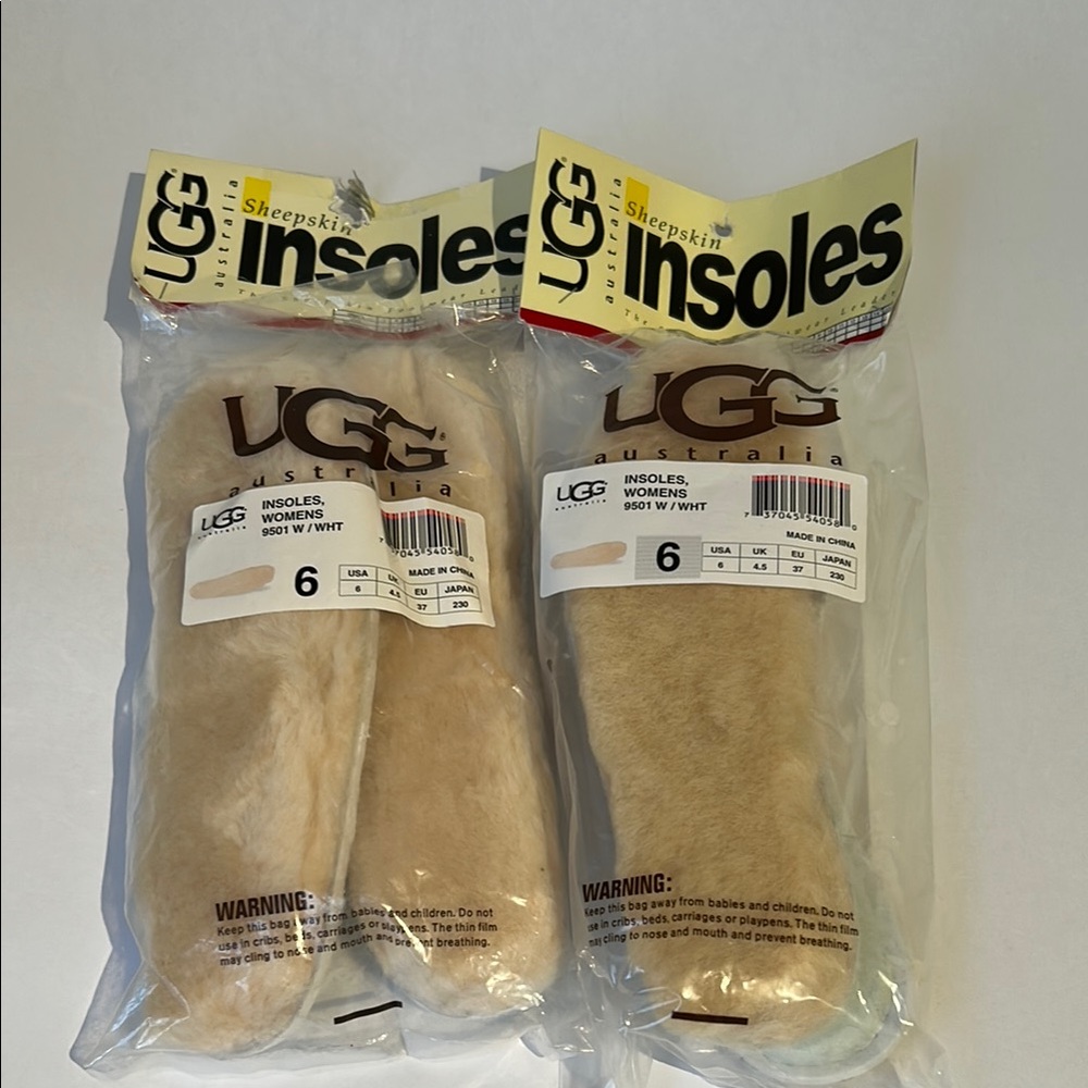 UGG Sheepskin Insoles 2-pack (size 6)